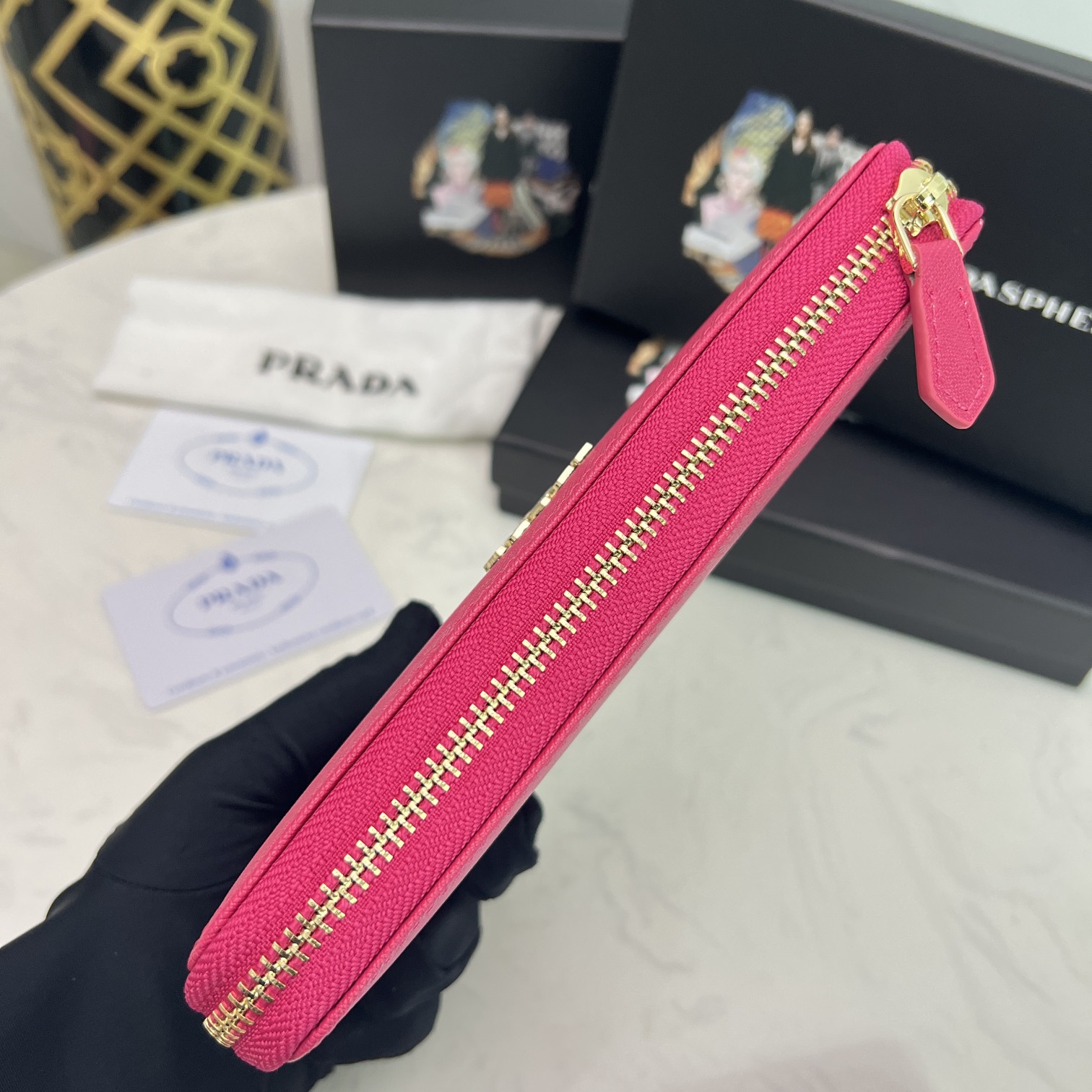 高品質の激安プラダのジッパースーパーコピー財布 140727最高級
