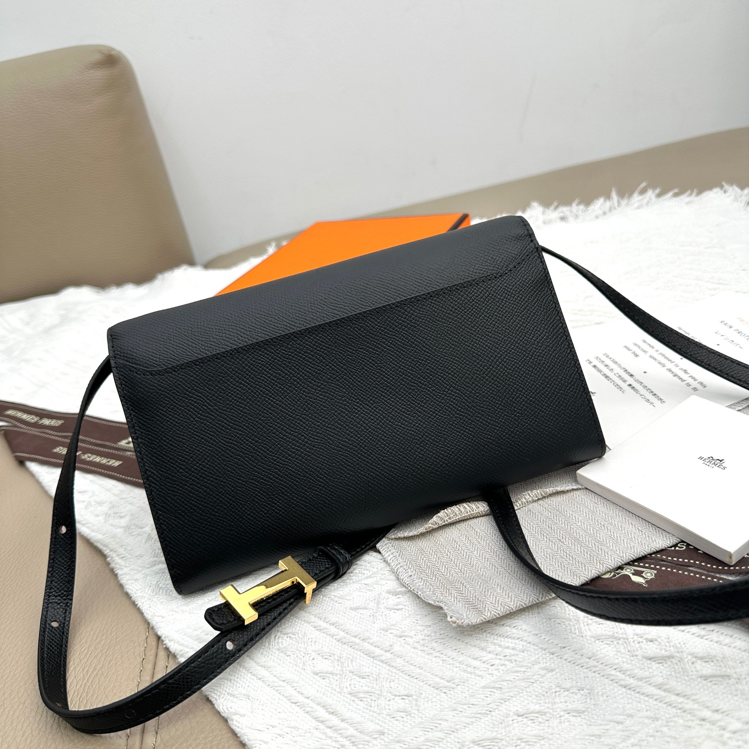 エルメスバッグコピーN級品コンスタンス パームプリント シルバー 143310激安送料無料