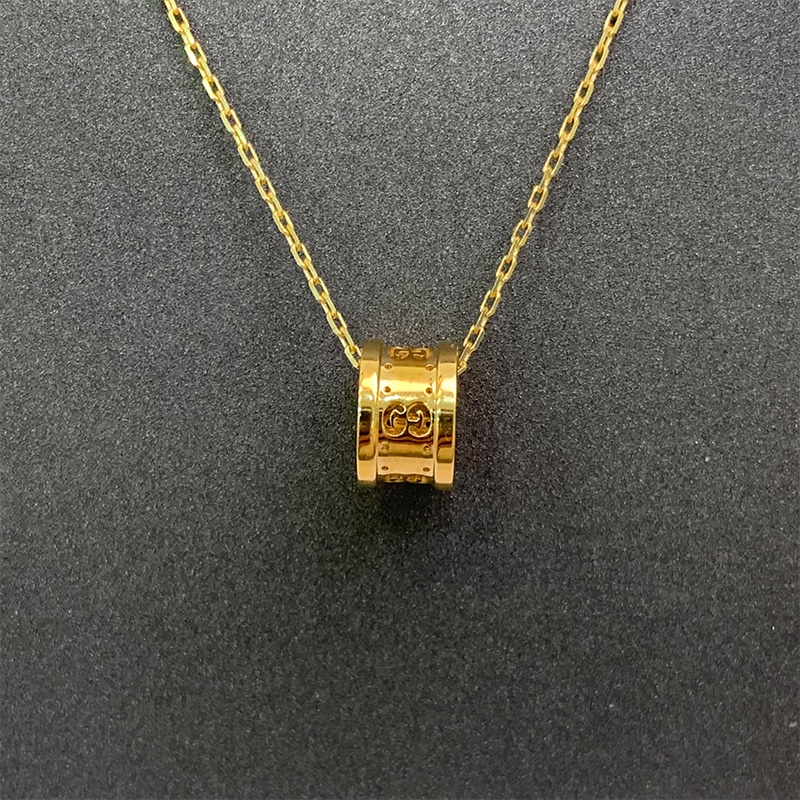 グッチコピー偽物レディース 18K イエロー ローズ ゴールドネックレス 272680N級品