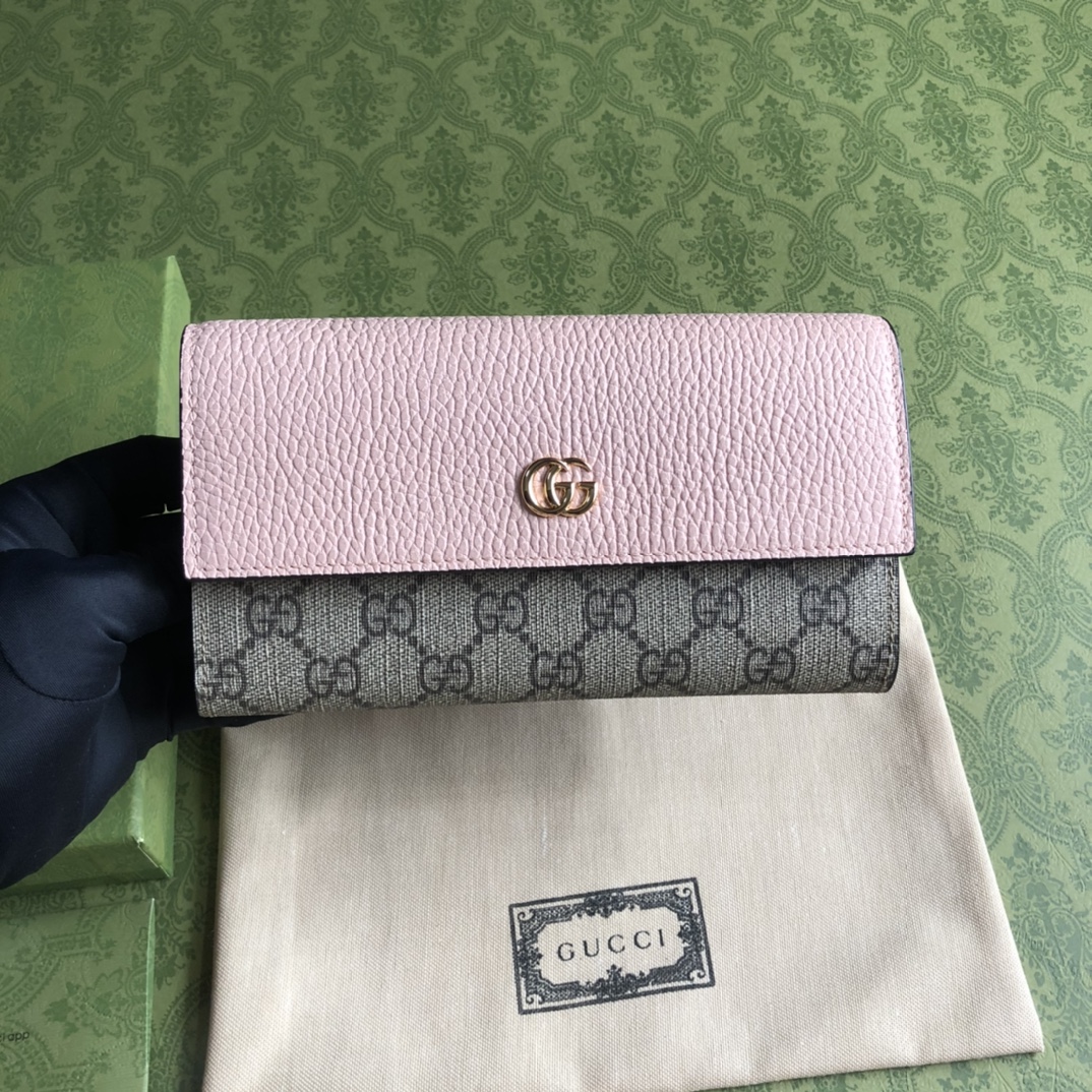 高品質グッチ長財布スーパーコピーピンク通販 456115通販