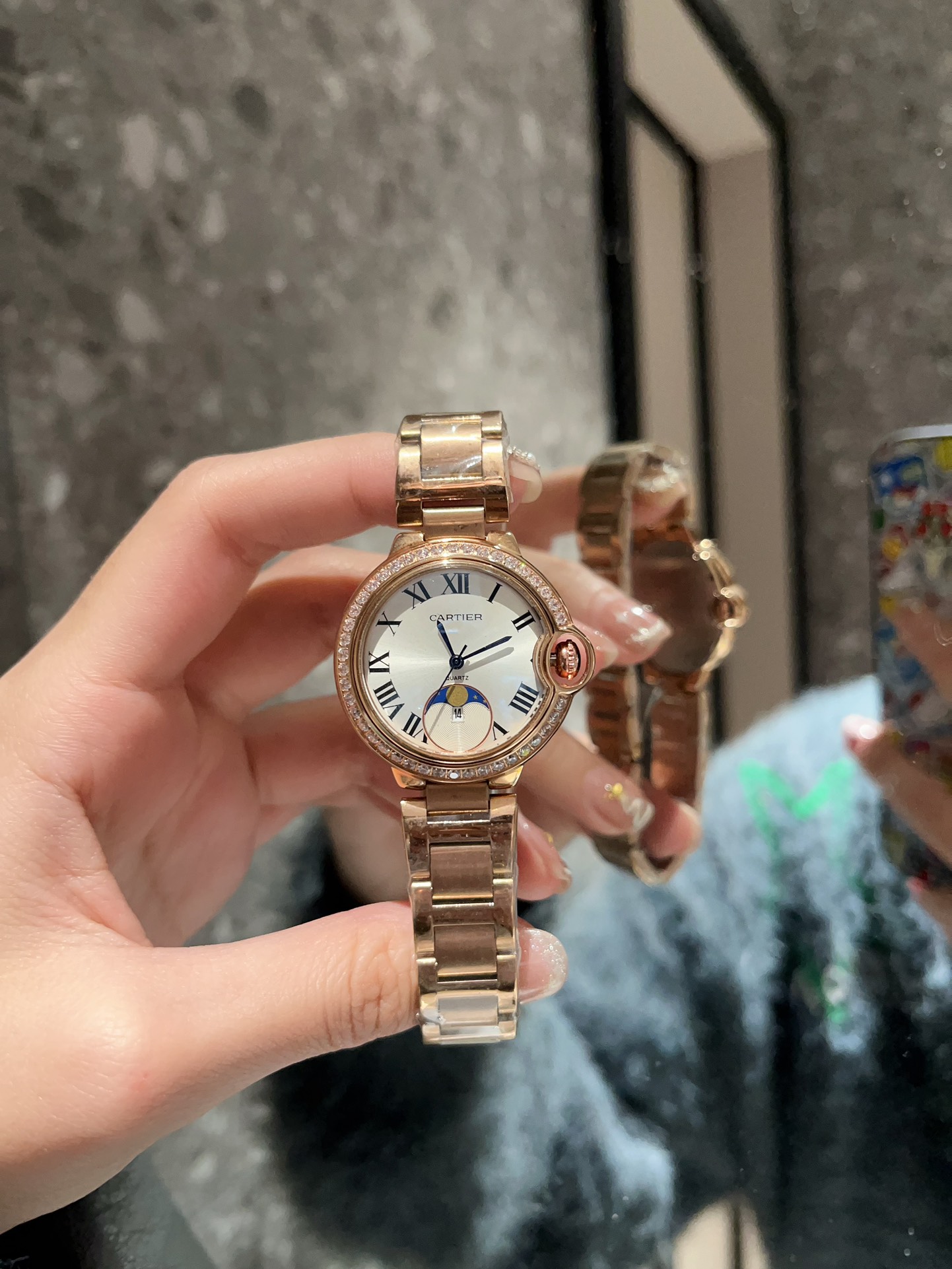 高品質のカルティエスーパーコピー時計 ブルー バルーン 47012K通販