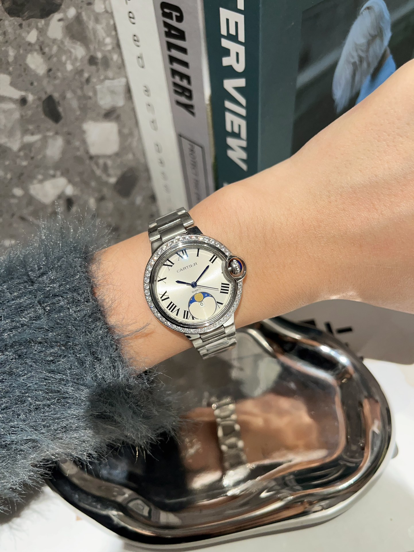 高品質のカルティエスーパーコピー時計 ブルー バルーン 47012K最高級