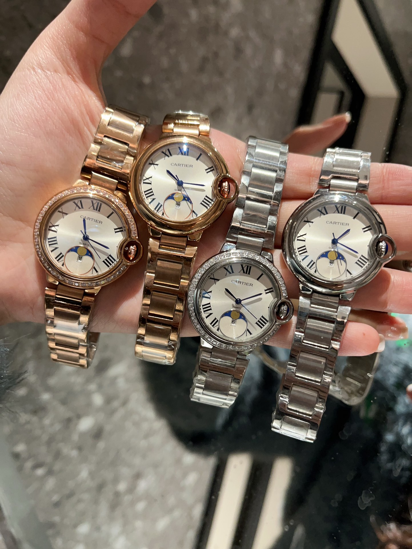高品質のカルティエスーパーコピー時計 ブルー バルーン 47012K品質保証