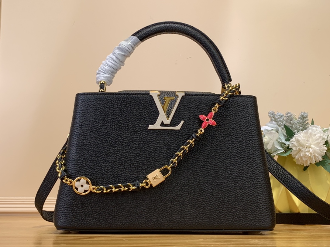 ルイ・ヴィトン ブラック チェーン バッグ偽物品専門店 M23950