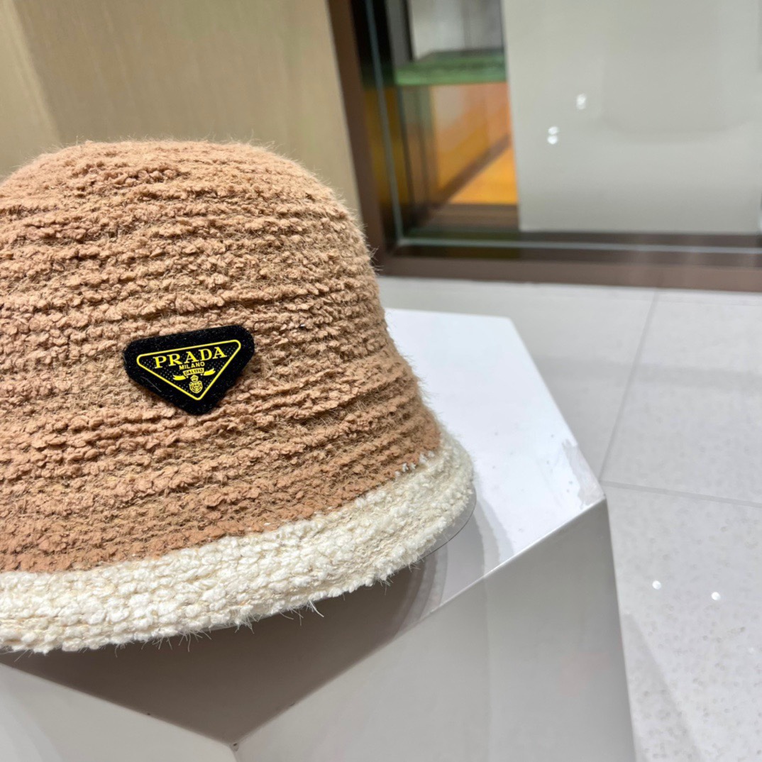 人気商品プラダ ウール フィッシャーマンハット レディース秋冬新作ニット帽 puu594789通販