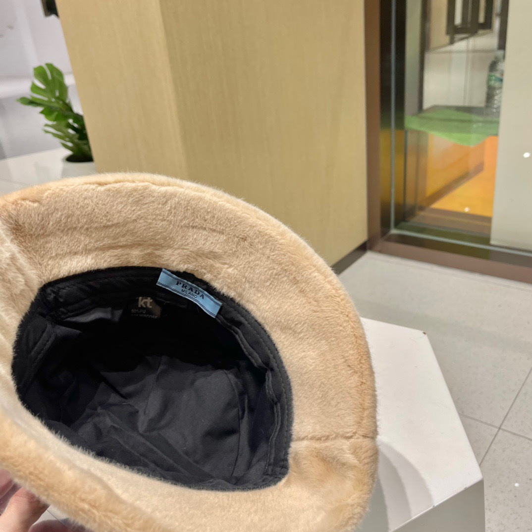 プラダ秋冬ファッション レザー バケットハットコピー帽子専門店 puu69900N級品