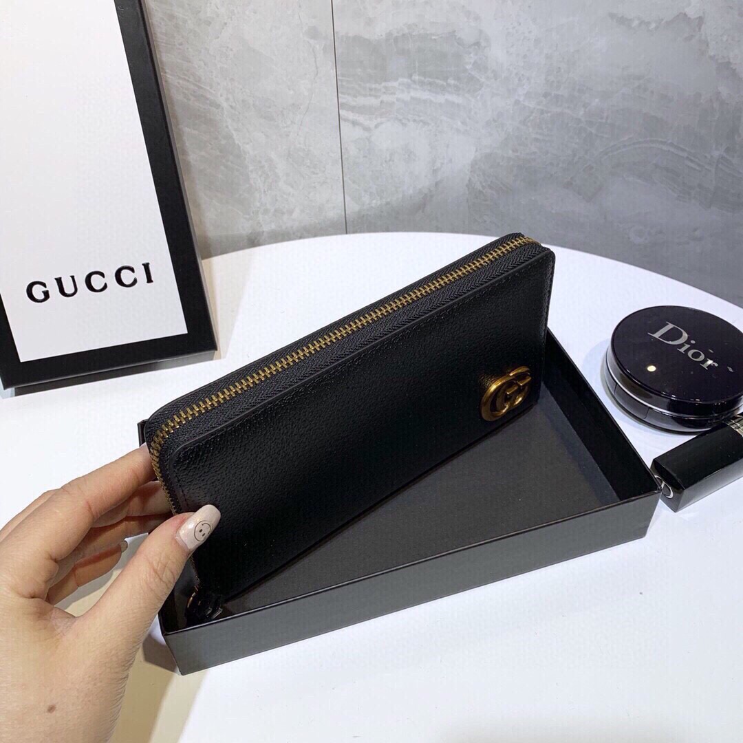 グッチ人気のピッググレインレザーGUCCIスーパーコピー長財布 144915高い品質