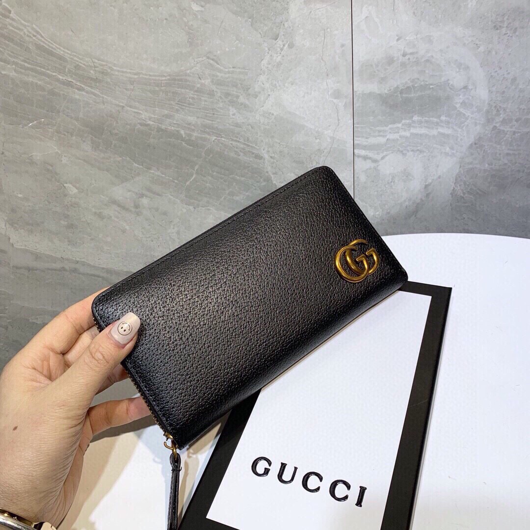 グッチ人気のピッググレインレザーGUCCIスーパーコピー長財布 144915最高級