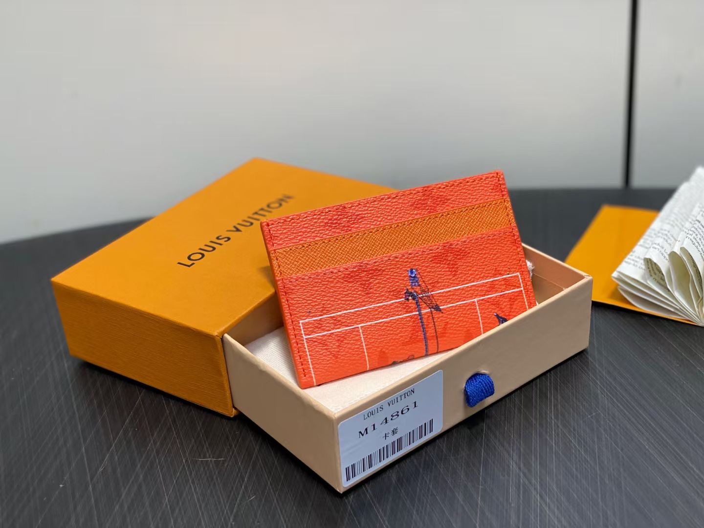 新品ルイ・ヴィトンスーパーコピーリゾート カードホルダー財布オレンジ老舗 145674