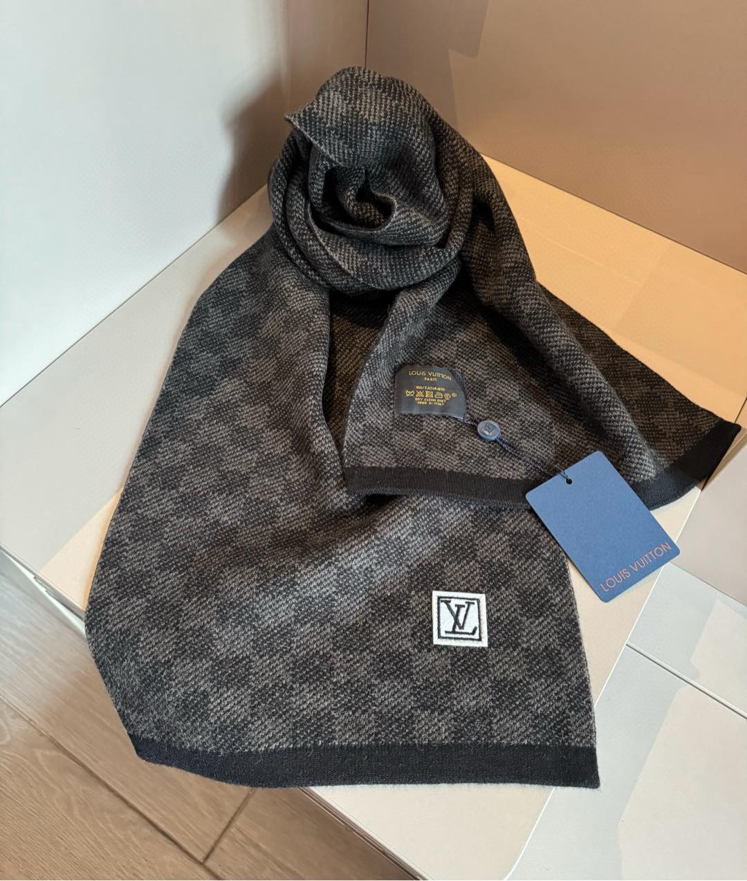 ルイヴィトン大人気安心と信頼老舗メンズ ウール ニット スカーフと帽子のセット 146689通販