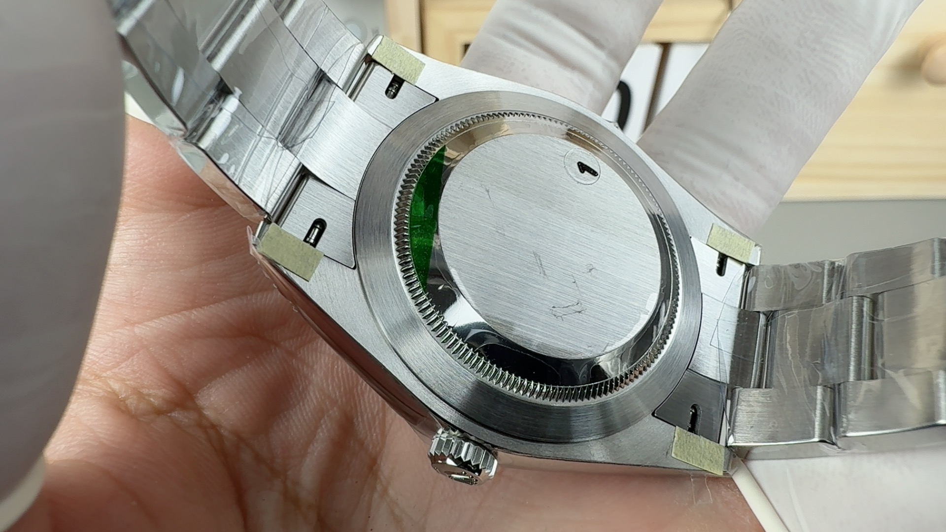 2025年製ロレックス オイスターパーペチュアルピスタチオグリーンコピー時計 173394激安送料無料