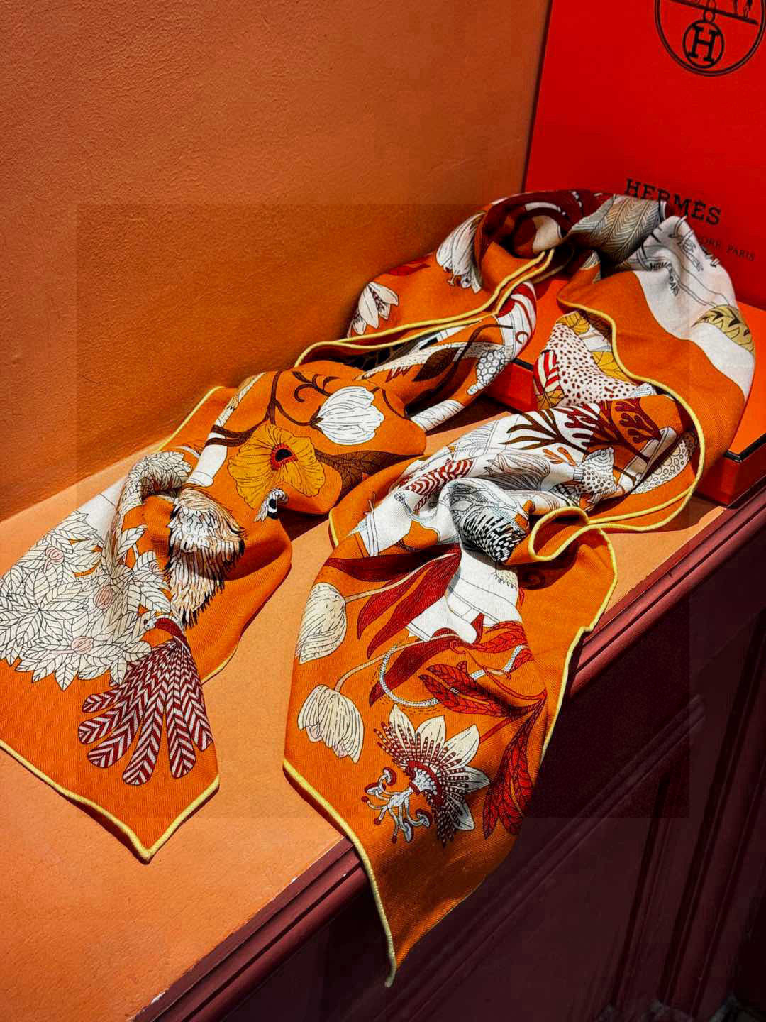 エルメスの新作カシミヤ両面同色コピースカーフ安心と信頼老舗 215880人気