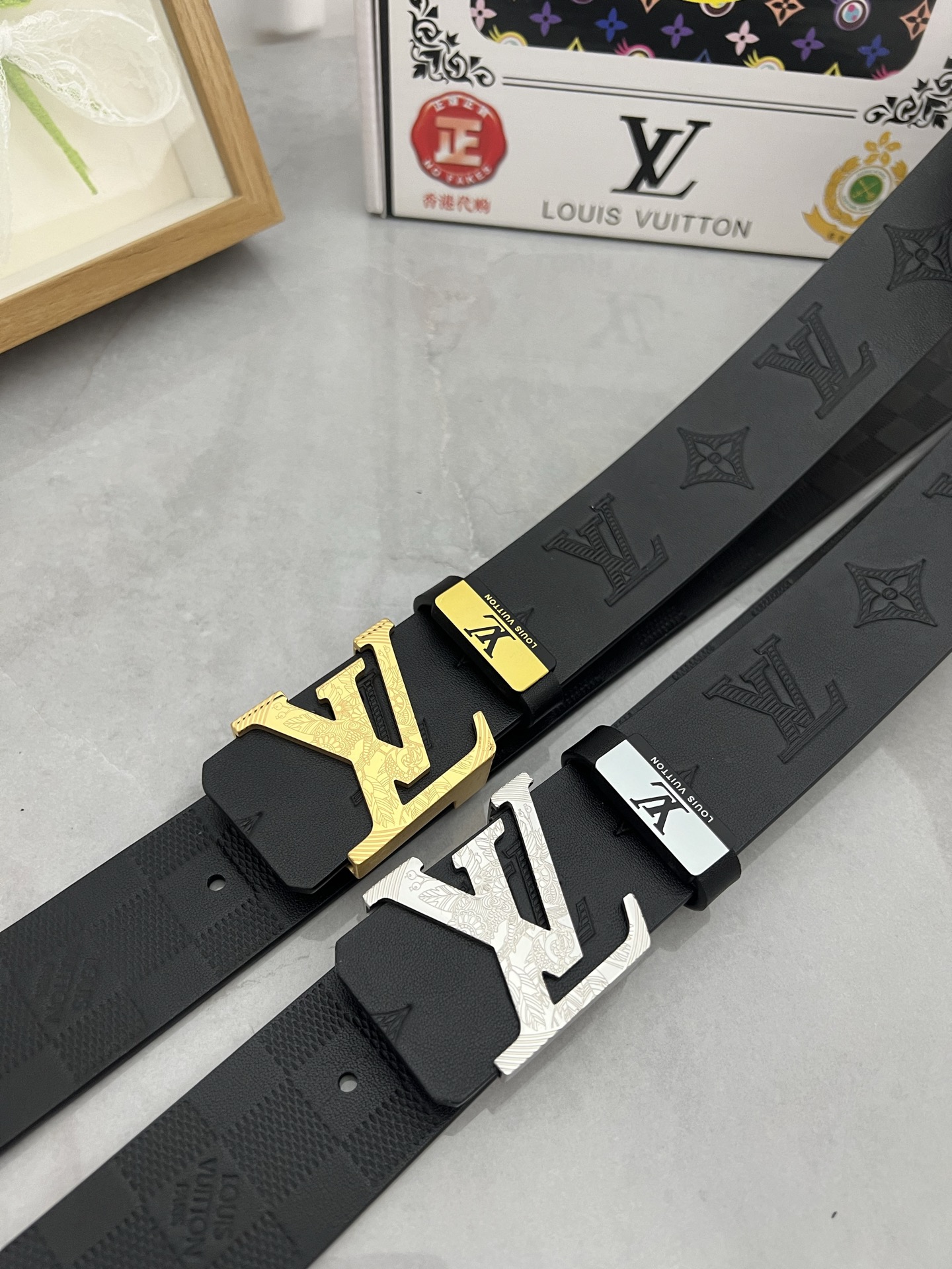 高級ブランドコピールイヴィトン最新商品偽物のレザーベルト 667767N級品