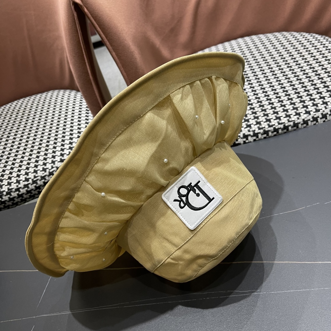 ディオール2025年春夏の新作メッシュ漁師帽子コピー女性 7053011品質保証