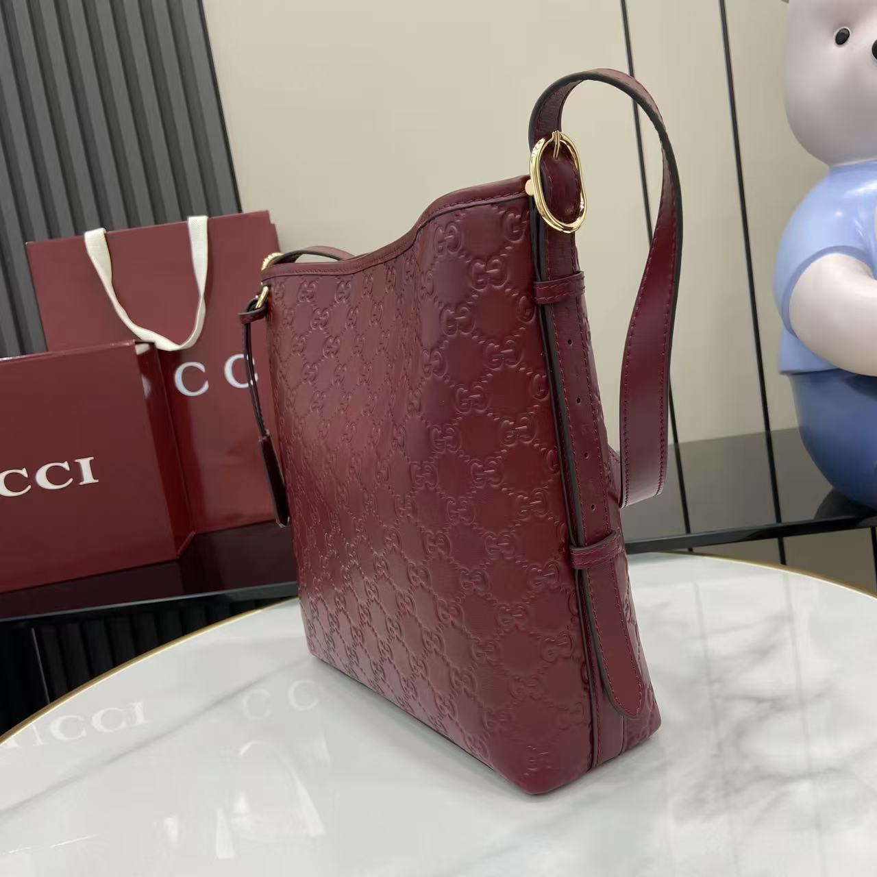 2025年秋冬N級品グッチトートバッグコピーエンブレムアンコール レッドコレクション 848881最高級