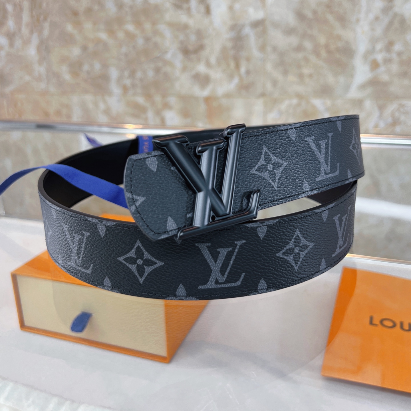 高級感ルイヴィトン ディメンション 40mm リバーシブルベルト L786140