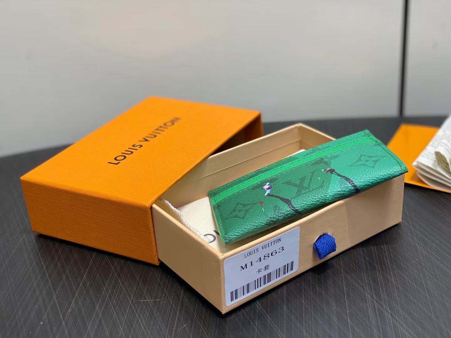 ルイヴィトン グリーン リゾートコレクションカードホルダー財布小物・キーケースコピー M14863高い品質