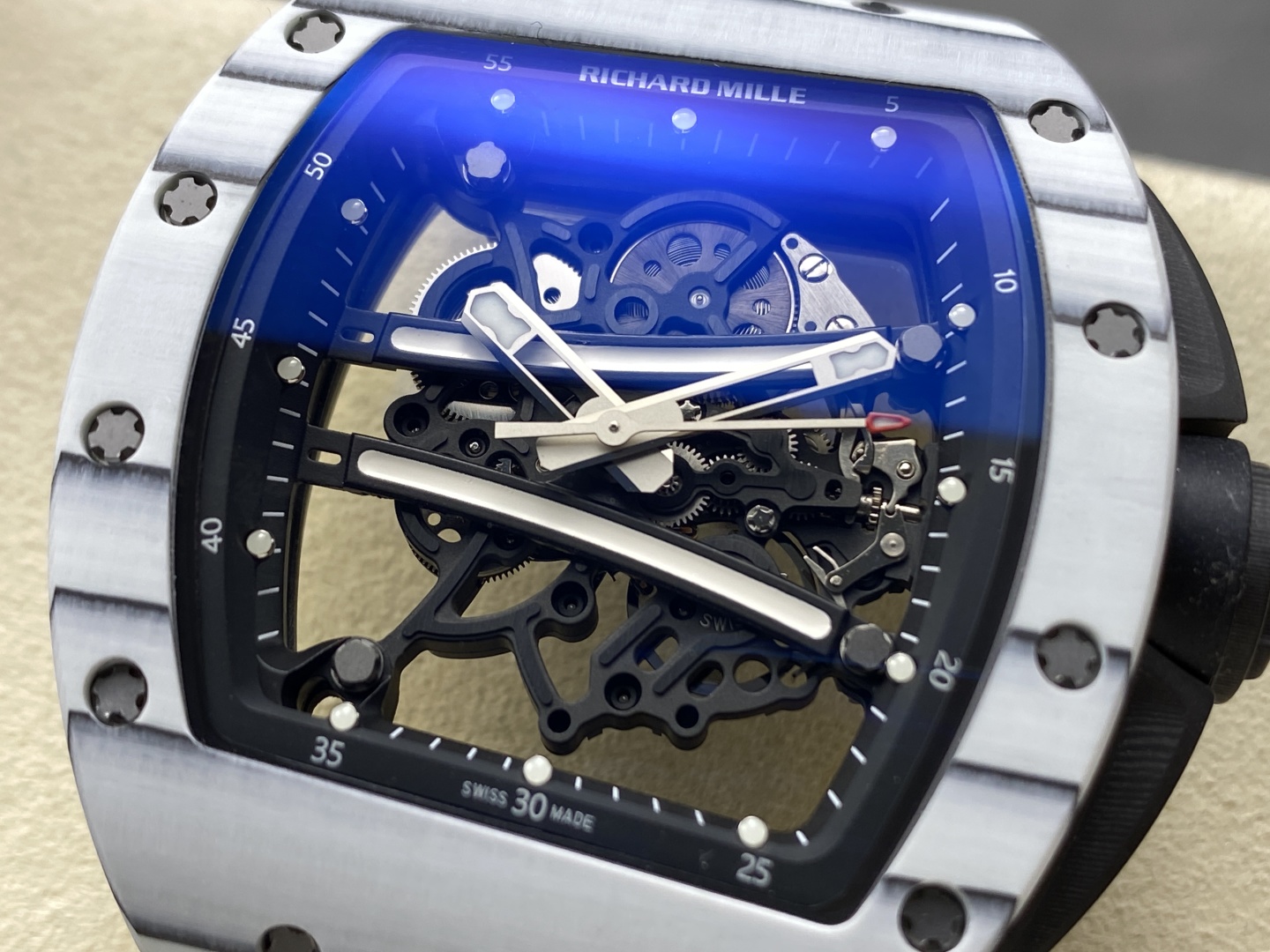 リシャールミル高品質ミラー カーボンファイバー スケルトンスーパーコピー時計 RM061激安送料無料
