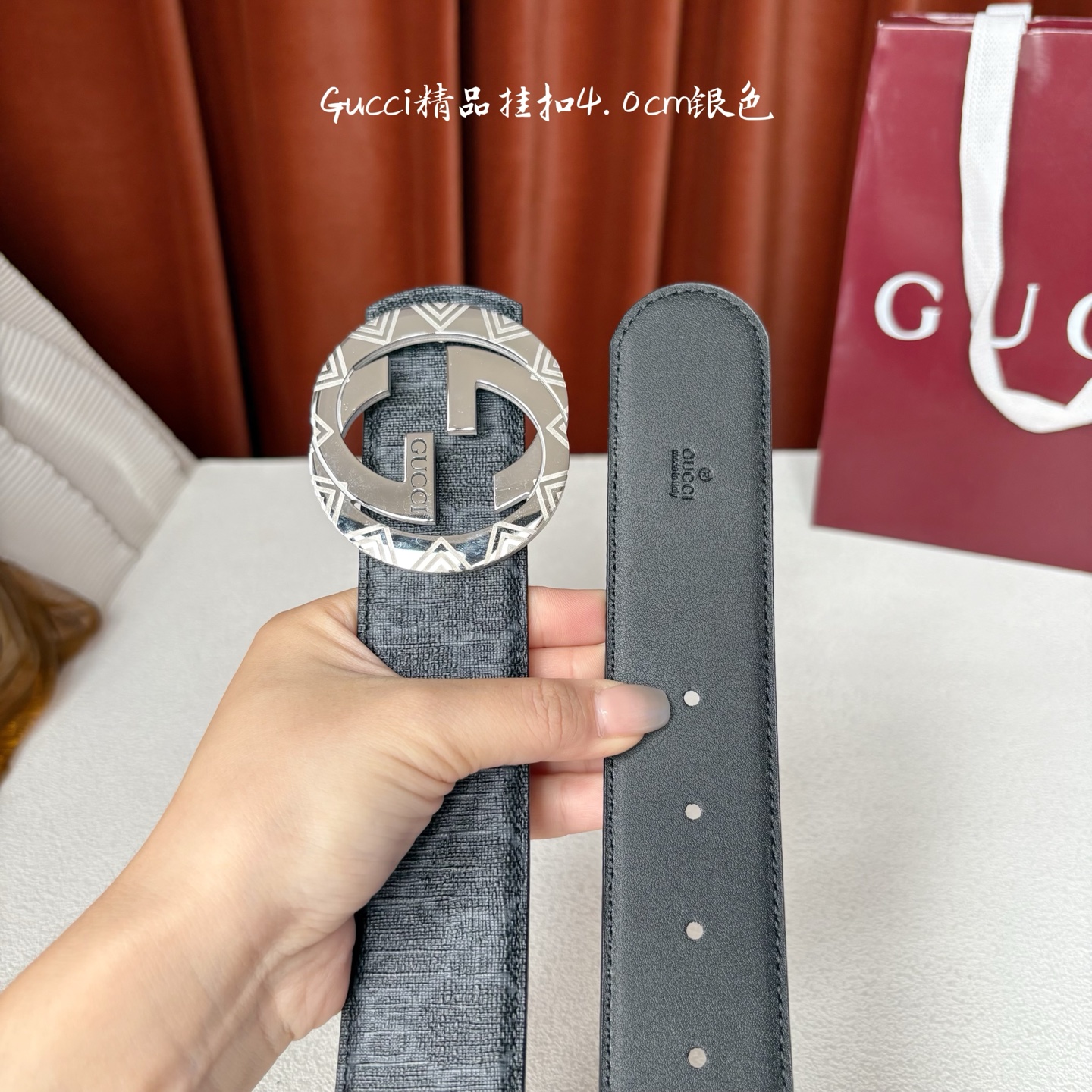 最高級の革を使用しグッチリバーシブルベルトコピー 115451高い品質