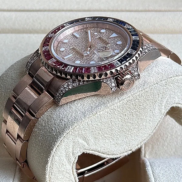 新作満天の星ロレックスGMTマスター高品質コピー時計  126755SARU-0001激安送料無料