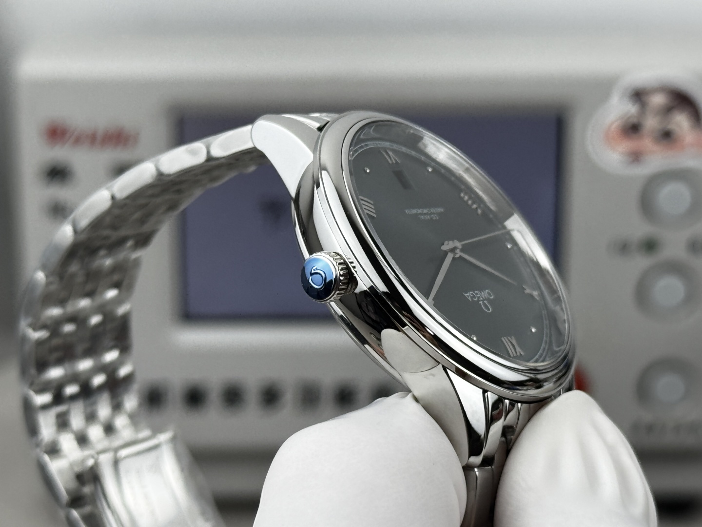 最新のオメガ デ・ヴィル シリーズのエレガントな男性用 3 針自動巻き機械式時計 128713N級品