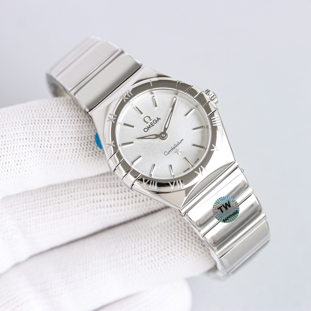 2026女性用オメガ美的魅力コンステレーション クォーツコピー時計新作 129454高い品質