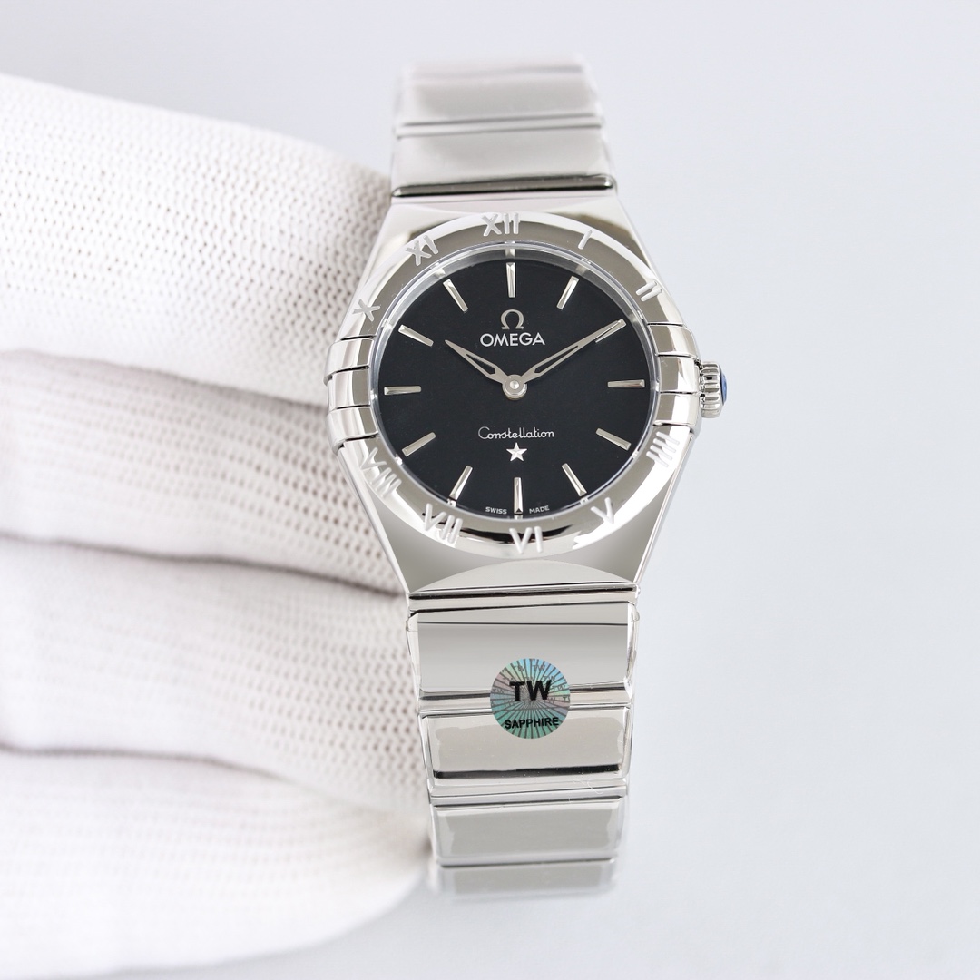 2026女性用オメガ美的魅力コンステレーション クォーツコピー時計新作 129454