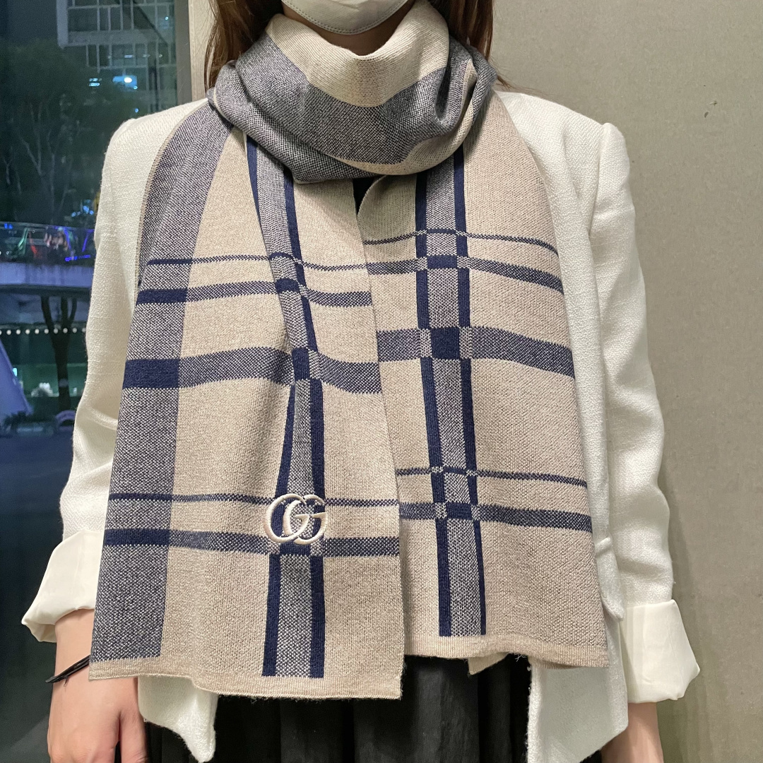 人気商品入荷グッチのユニセックスニット偽物スカーフ 130130安心と信頼老舗