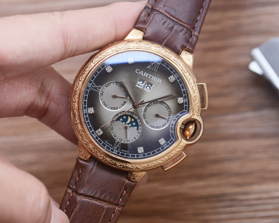 2026最新カルティエの最高傑作コピー自動巻きメンズ時計 130167通販