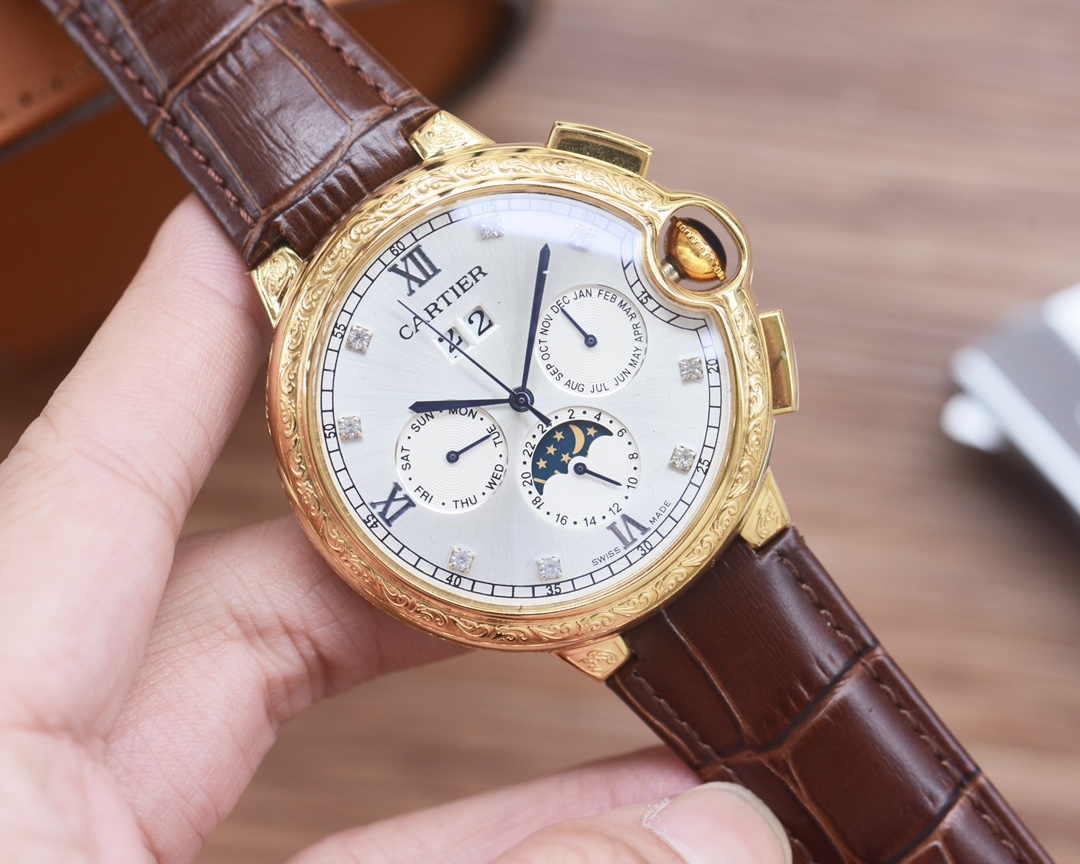 2026最新カルティエの最高傑作コピー自動巻きメンズ時計 130167