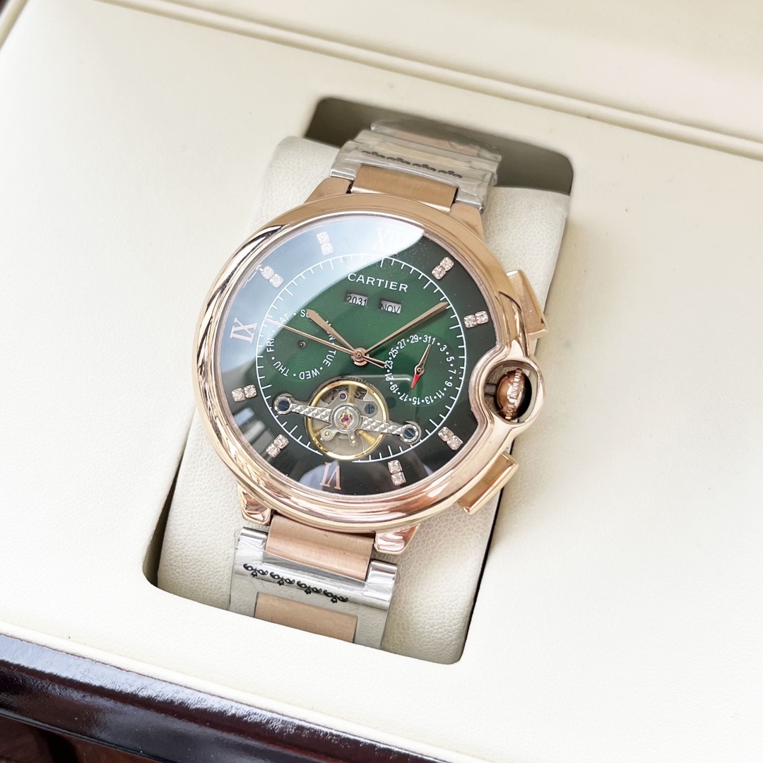 色彩豊富カルティエメンズスーパーコピー時計自動巻き機械式ムーブメント 130171通販