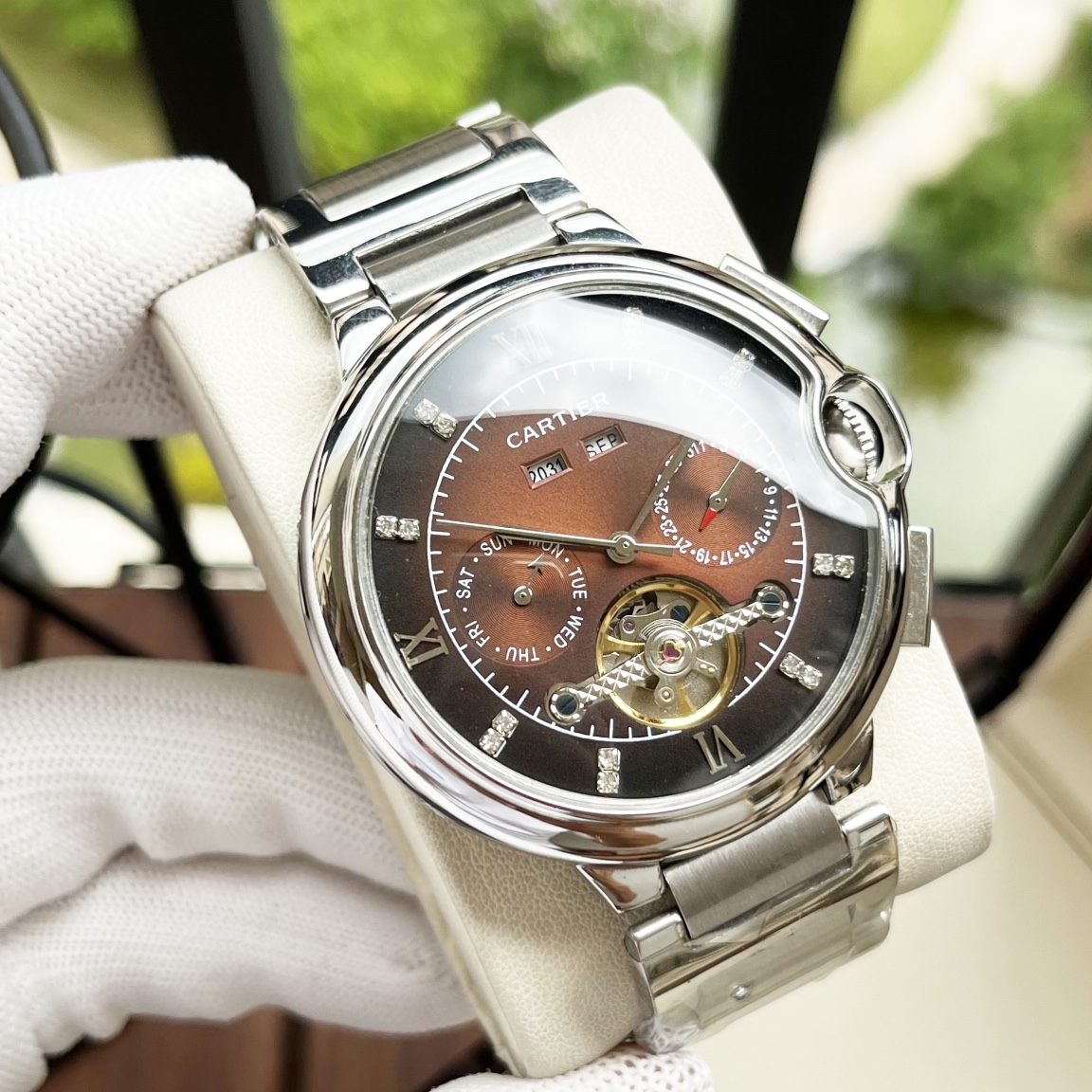 色彩豊富カルティエメンズスーパーコピー時計自動巻き機械式ムーブメント 130171人気