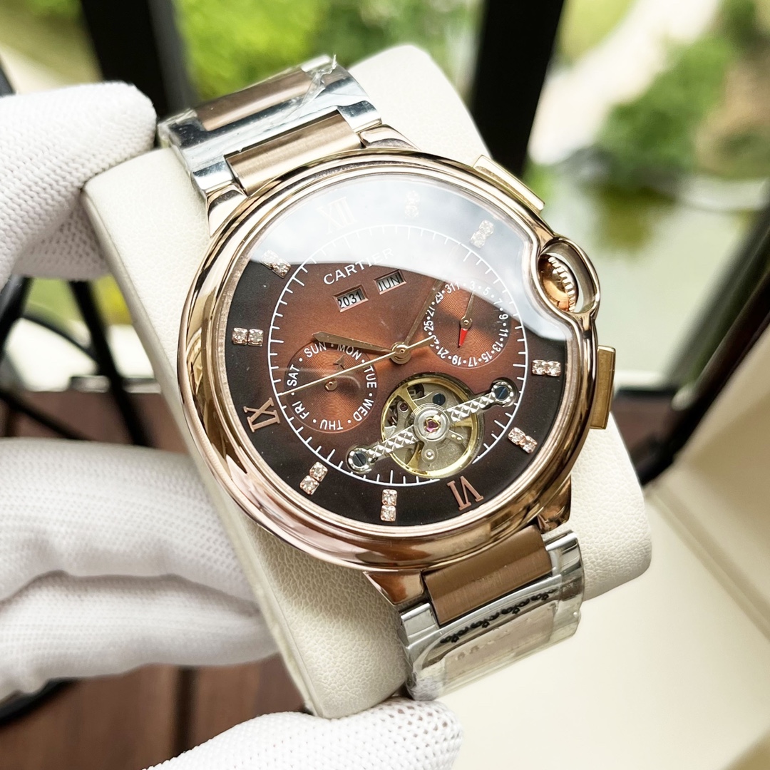 色彩豊富カルティエメンズスーパーコピー時計自動巻き機械式ムーブメント 130171最高級