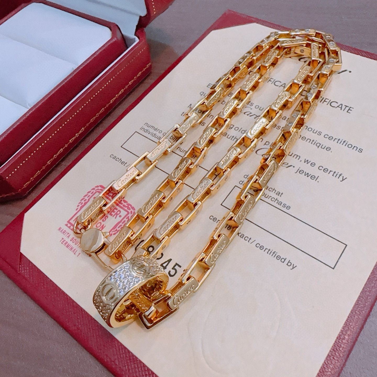 高品質のカルティエのダイヤモンドネックレスコピー 446497最良の選択通販