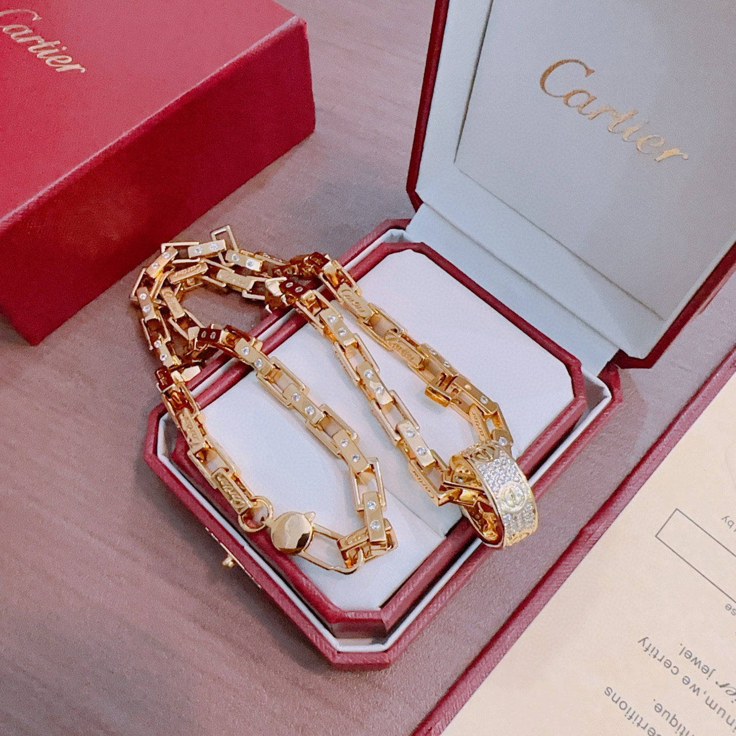 高品質のカルティエのダイヤモンドネックレスコピー 446497最良の選択