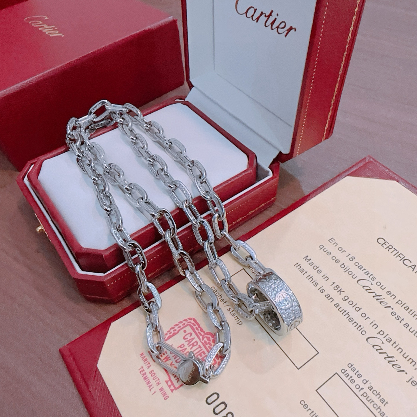 2026人気上昇カルティエの新作ダイヤモンドスーパーコピージュエリーネックレス 446498代引きを販売