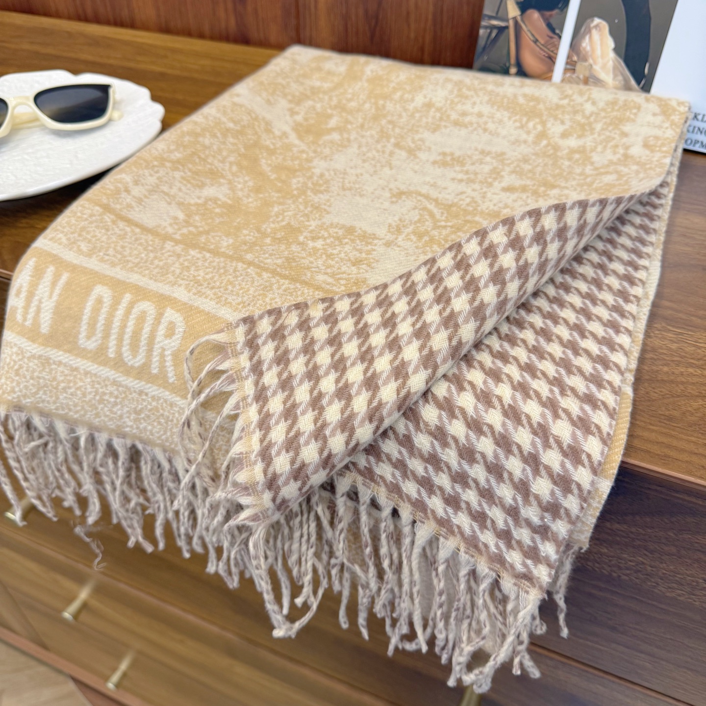 2025年秋冬 ユニセックス級カシミヤニットN級品マフラー 547811安心と信頼老舗人気