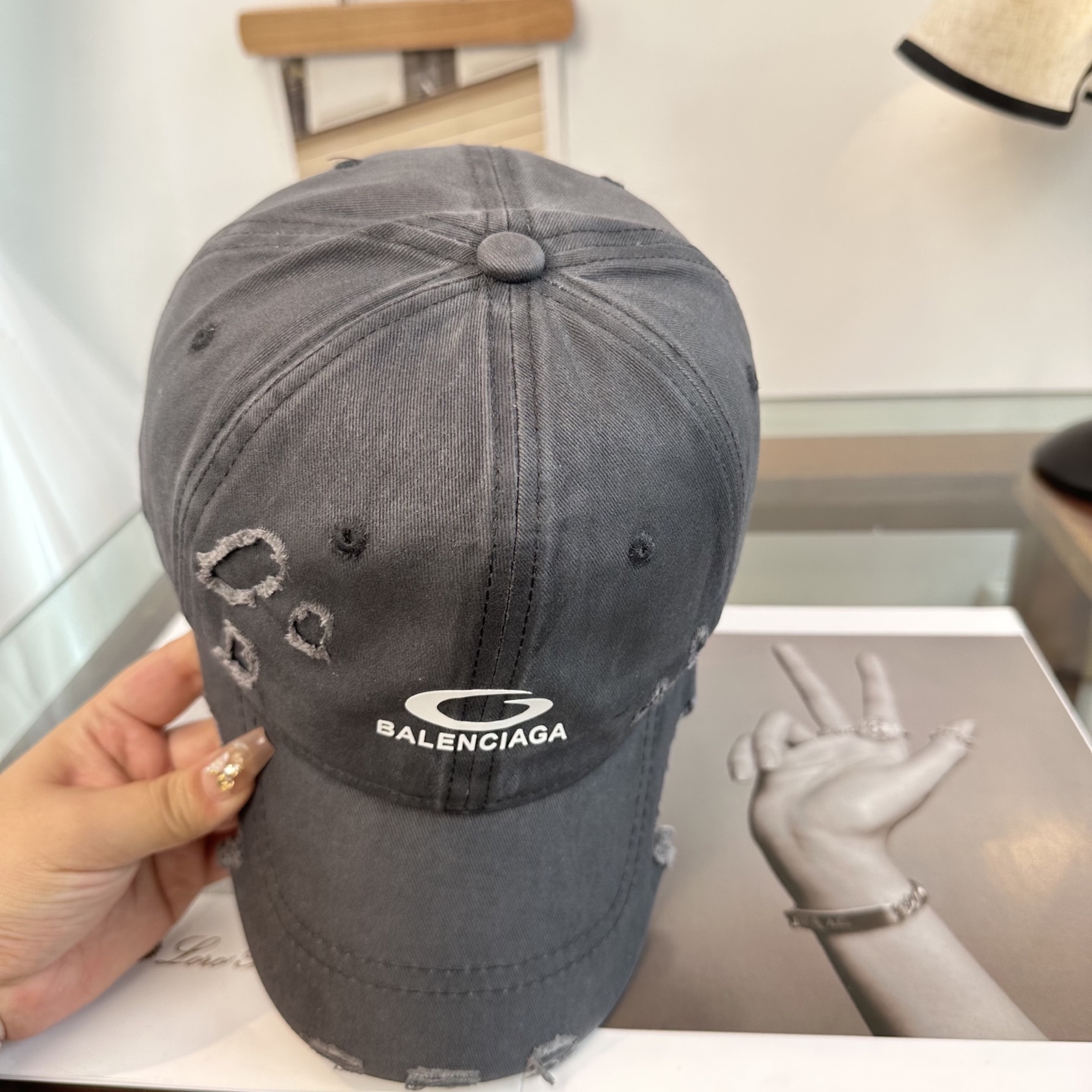 新入荷バレンシアガ帽子キャップコピーレターベースボールキャップ  590006最高級