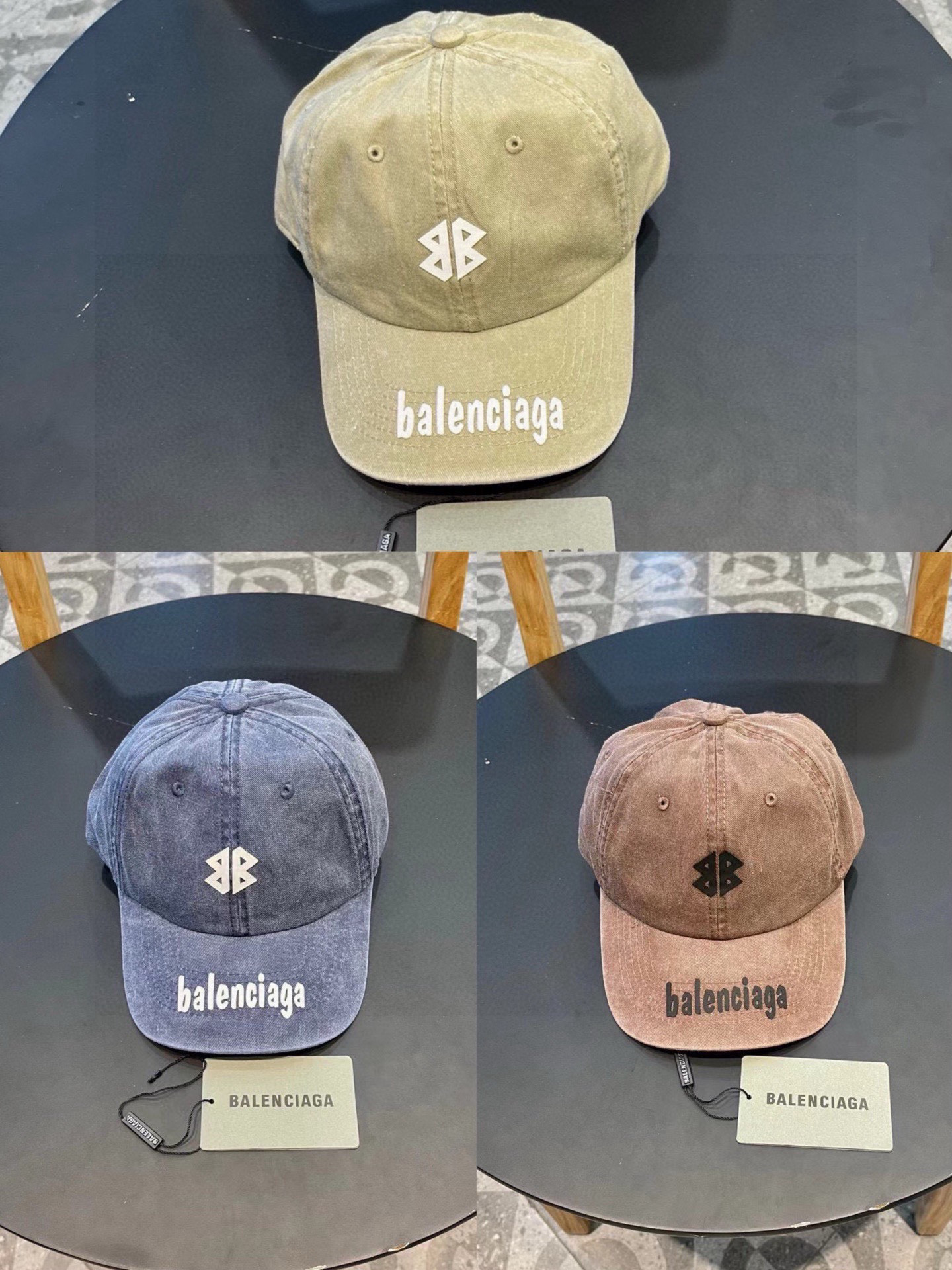 バレンシアガ新作早春のミニマルな偽物刺繍入りベースボールキャップ 656577人気