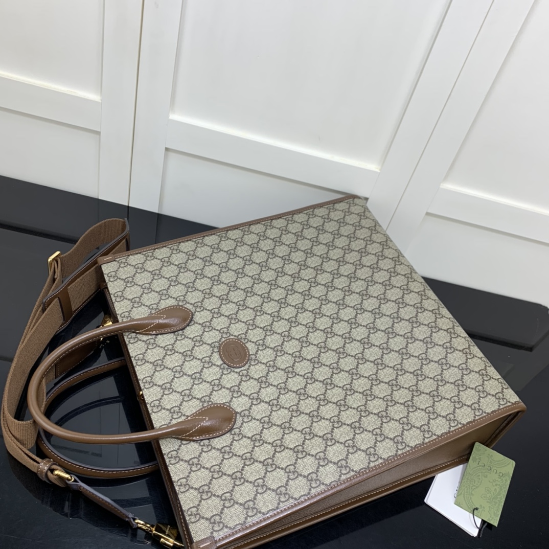 新商品グッチバッグトートバッグコピーのアプリコットブラウン老舗 674155-1品質が完璧100%保証通販