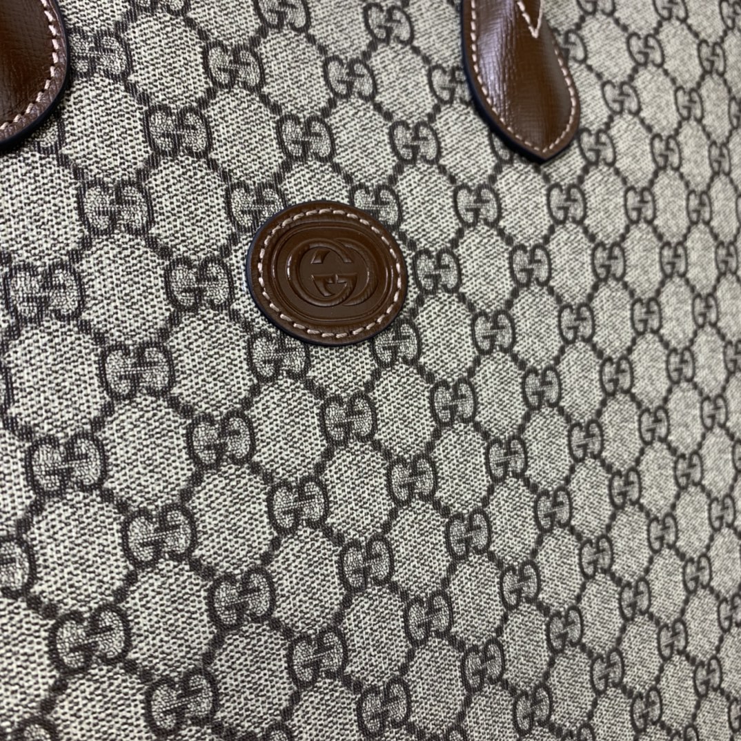 新商品グッチバッグトートバッグコピーのアプリコットブラウン老舗 674155-1品質が完璧100%保証人気