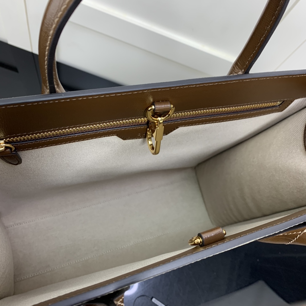 新商品グッチバッグトートバッグコピーのアプリコットブラウン老舗 674155-1品質が完璧100%保証最高級