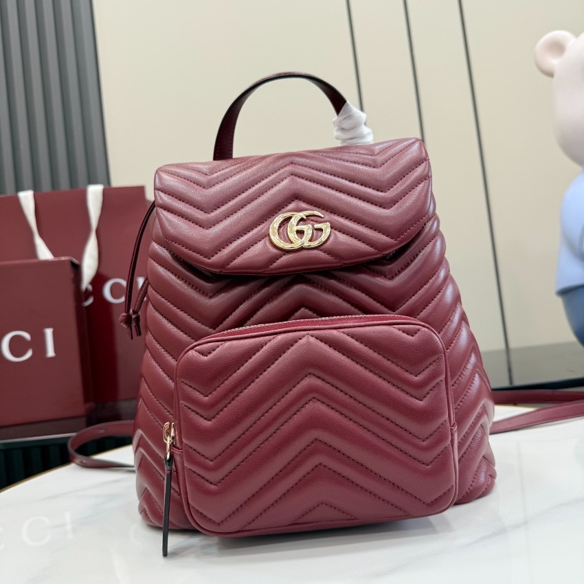 新作グッチコピーバックパックグレー系精緻なミニバッグ  861878高い品質