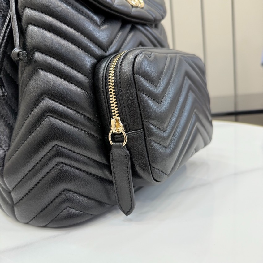 新作グッチコピーバックパックグレー系精緻なミニバッグ  861878100%安全に到着