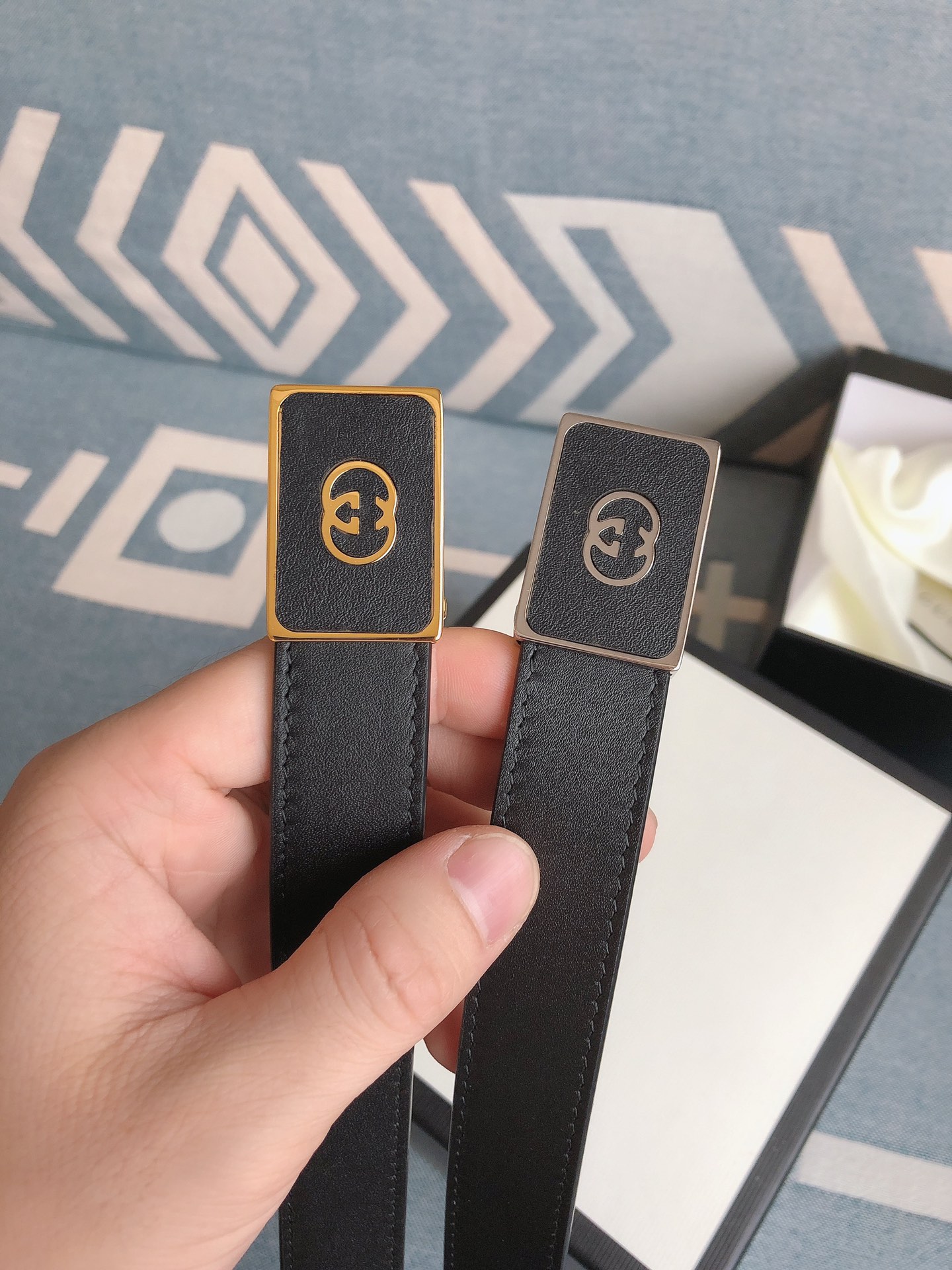 新着順特別グッチコピースモールスクエア レザーバックルベルト D060150