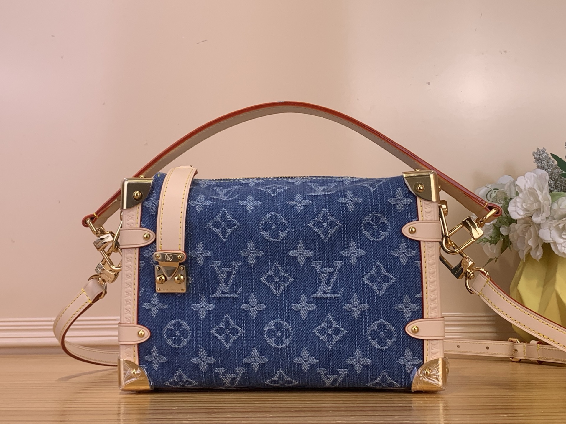最高級完全再現ルイ・ヴィトンコピー新商品ミディアムバッグ ブルーデニム M27450