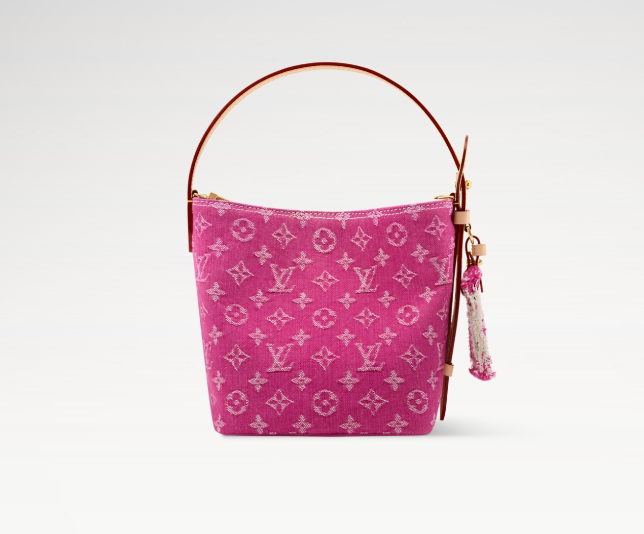 2026最高級完全再現ルイ・ヴィトン女性魅力のローズレッド バケットバッグ M27626人気