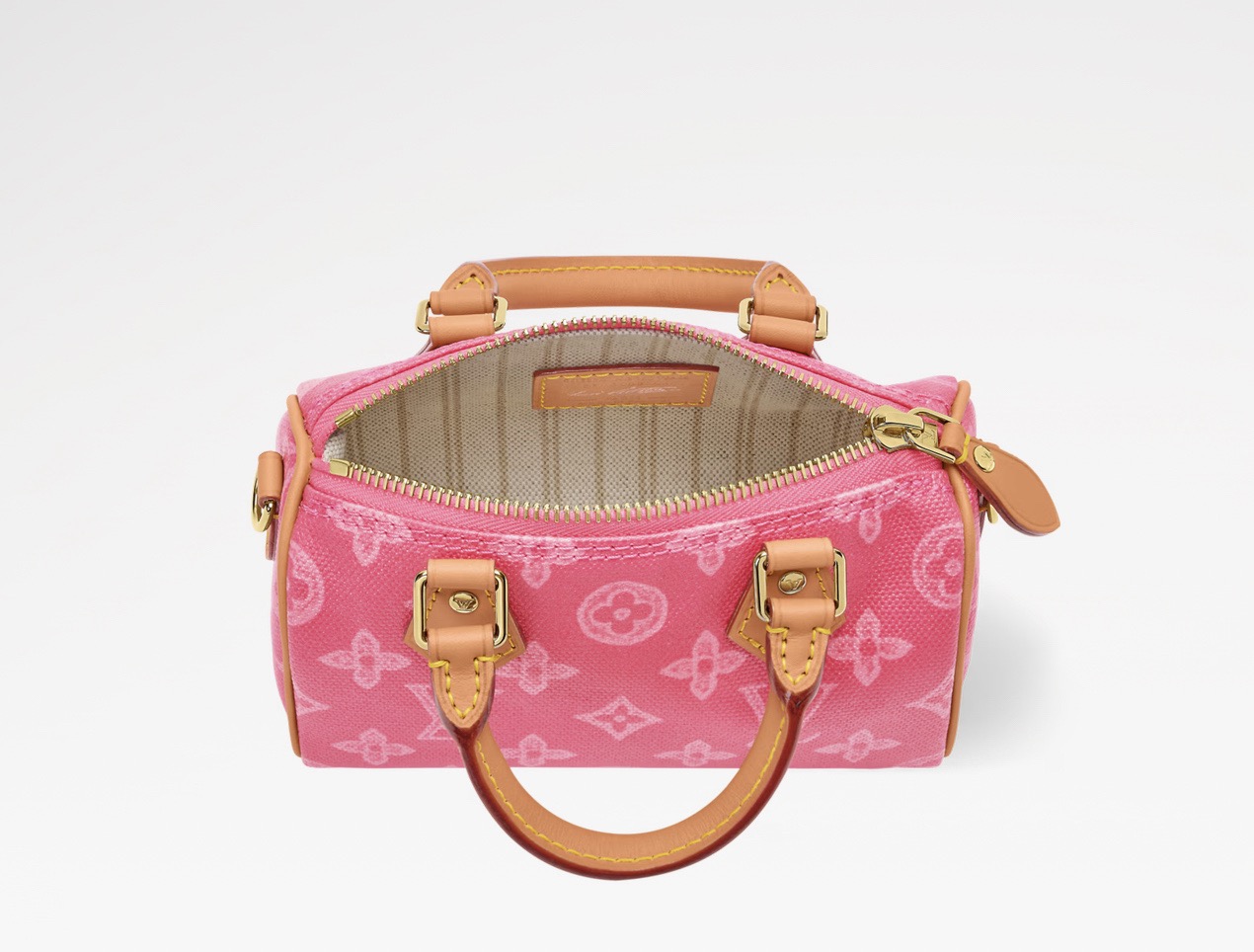 ルイ・ヴィトン色彩豊富新作限定のナノ・スピーディ ピンクバッグ M28322激安送料無料