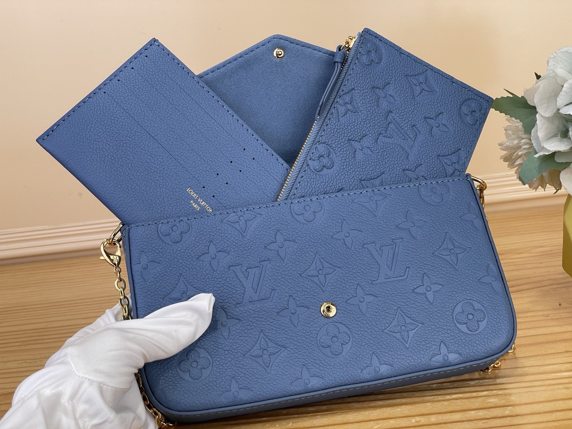 ルイヴィトン新商品ブランドバッグコピーフェリシー・ポシェットブルージーン M61276-1N級品