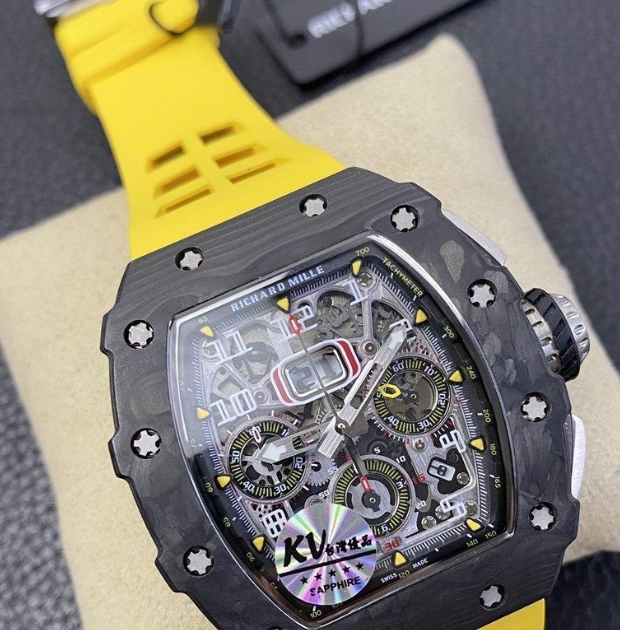 KV工場 リシャールミルコピー高級な時計ブランドRM011-1カーボンケース A-7750通販